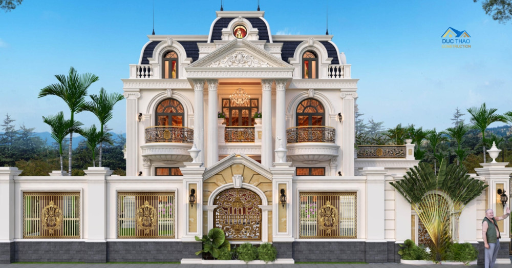Tạo Dựng Không Gian Sống Hoàng Gia Với Biệt Thự Tân Cổ Điển